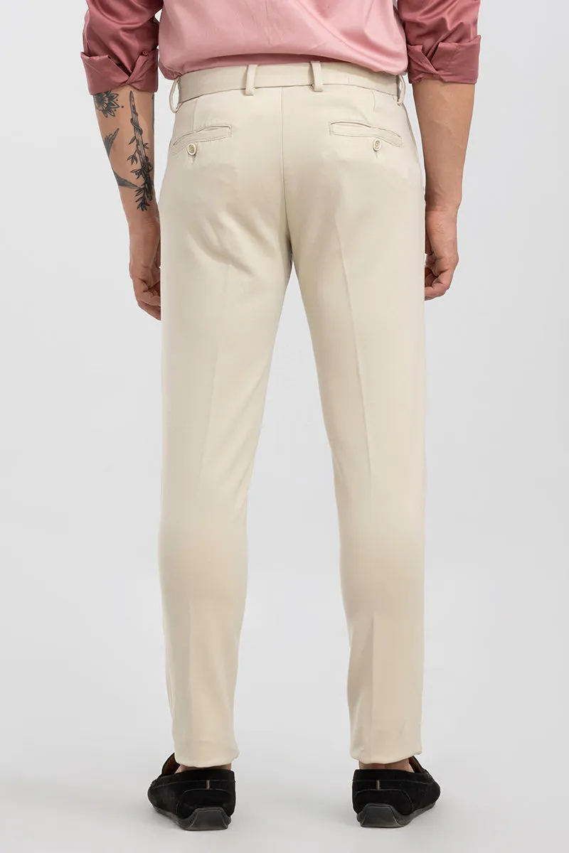 Active Cream Stretch Pants