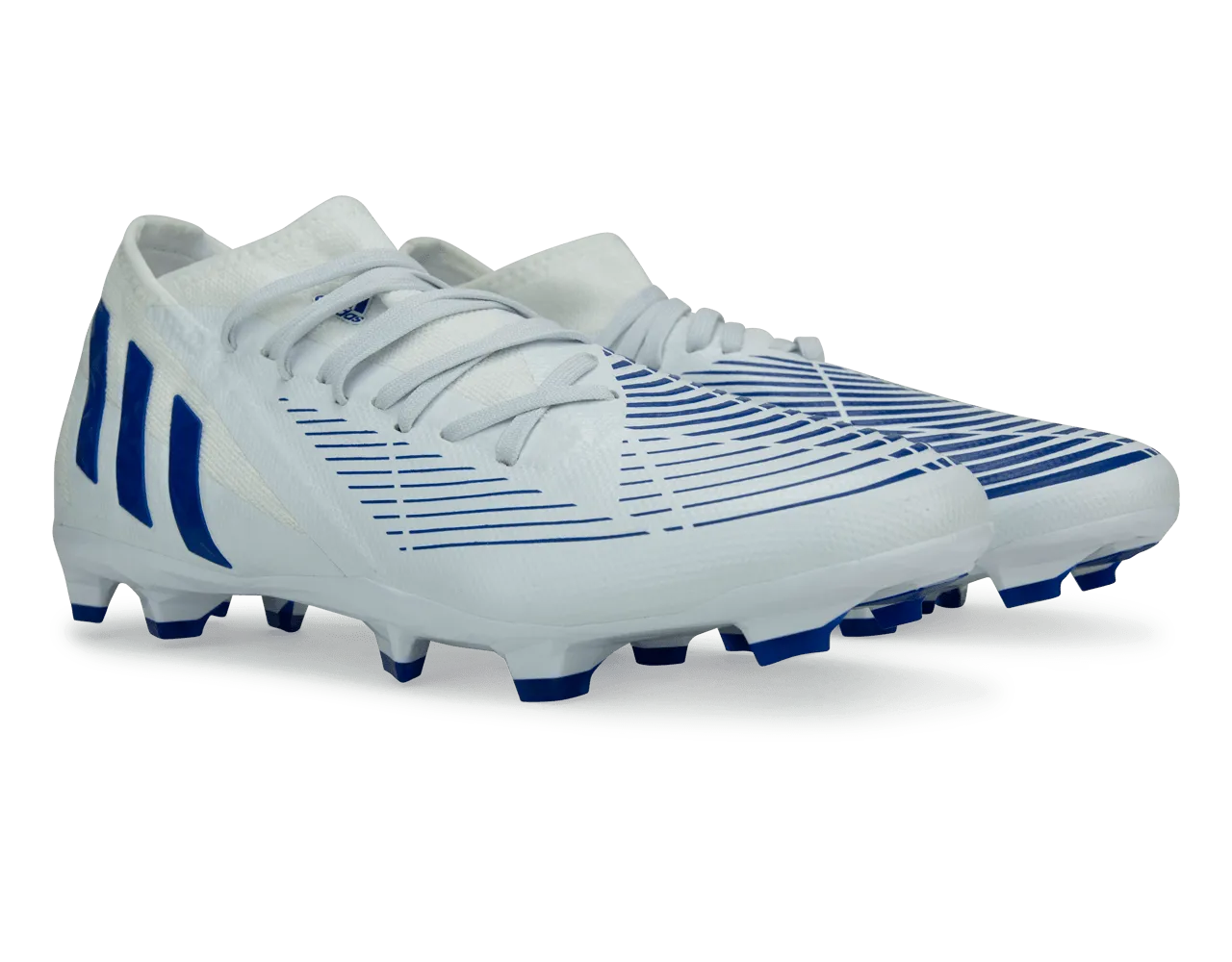 adidas Men's Predator Edge.3 FG White/Hi-Res Blue