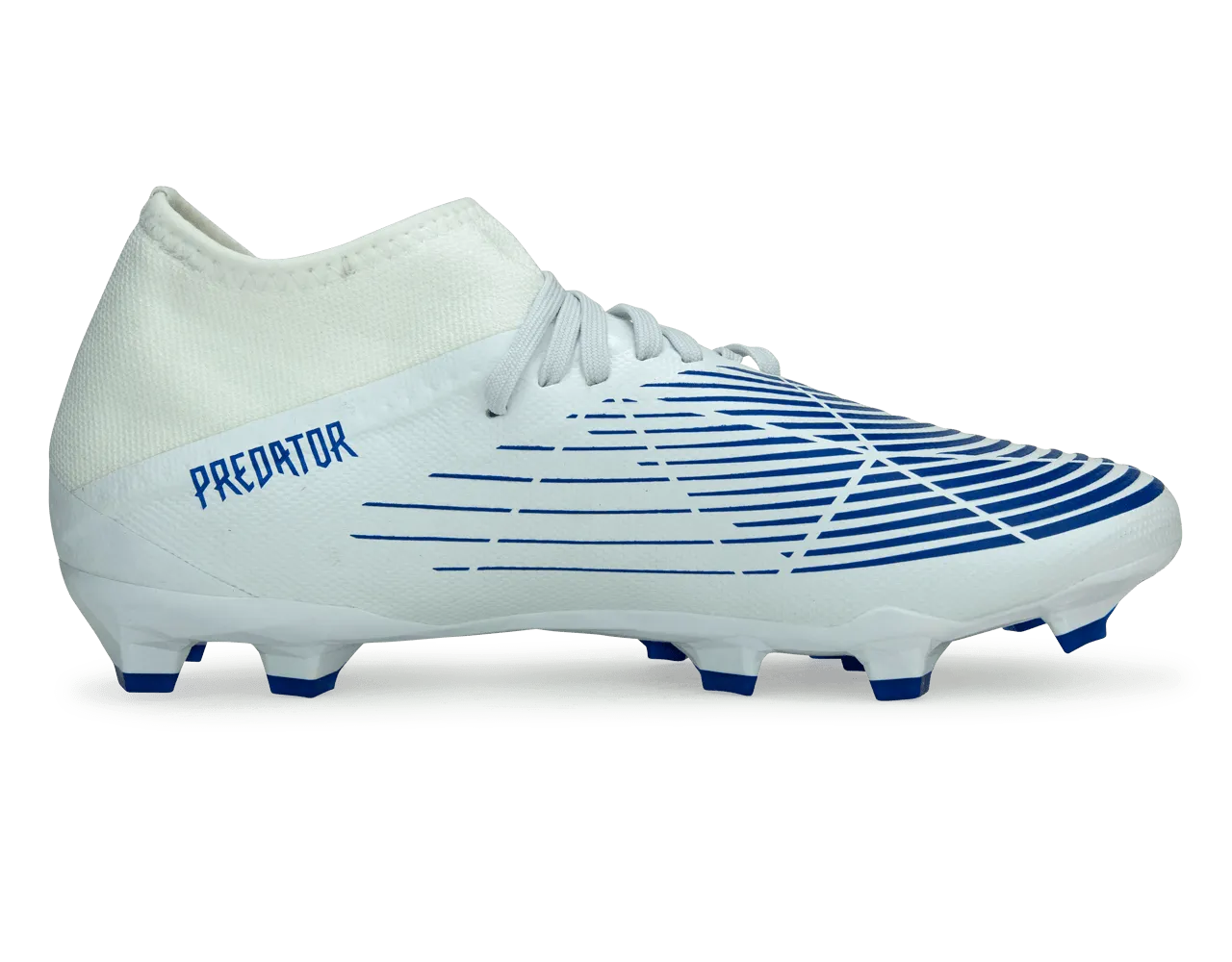 adidas Men's Predator Edge.3 FG White/Hi-Res Blue