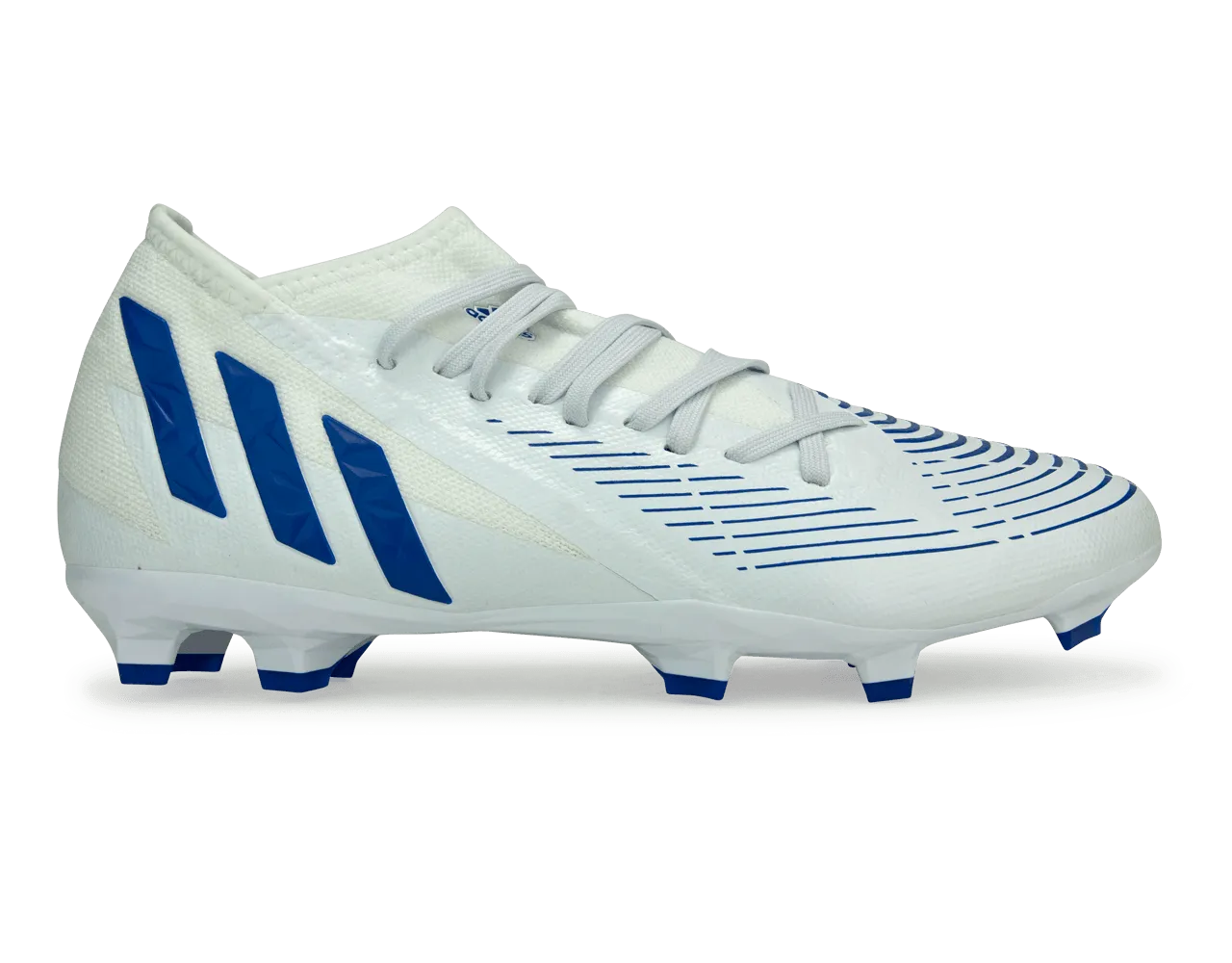 adidas Men's Predator Edge.3 FG White/Hi-Res Blue