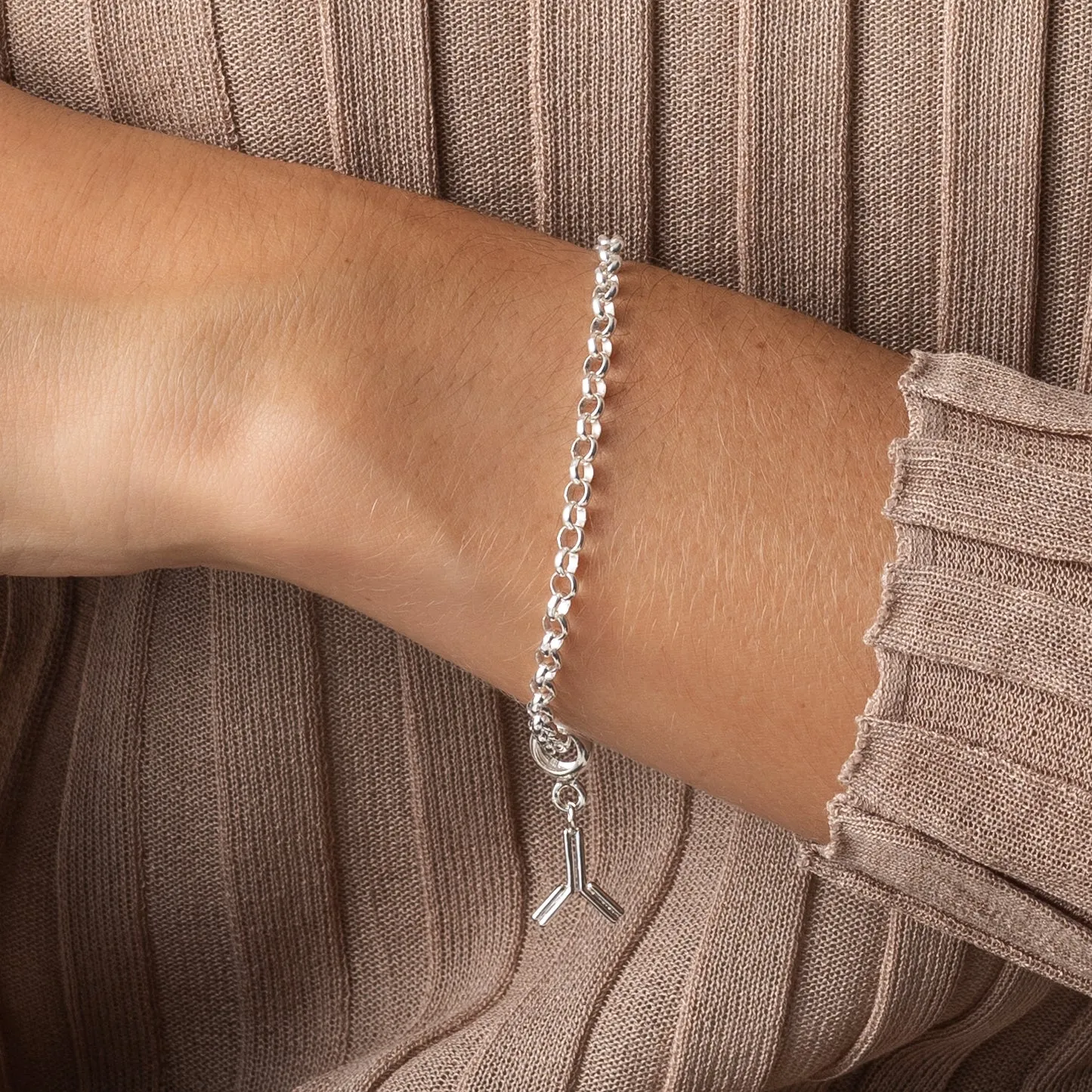 antibody bracelet | silver