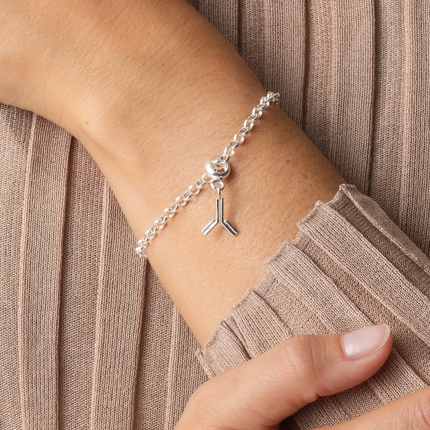 antibody bracelet | silver