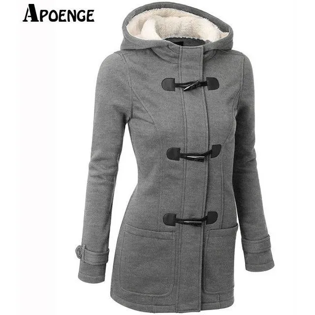 APOENGE Brand 2017 Arrival Hooded Overcoat