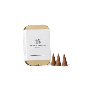 Apotheke Fragrance Incense Cones "Tobacco Cedar"