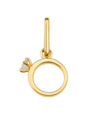 Banks Diamond Charm 14K