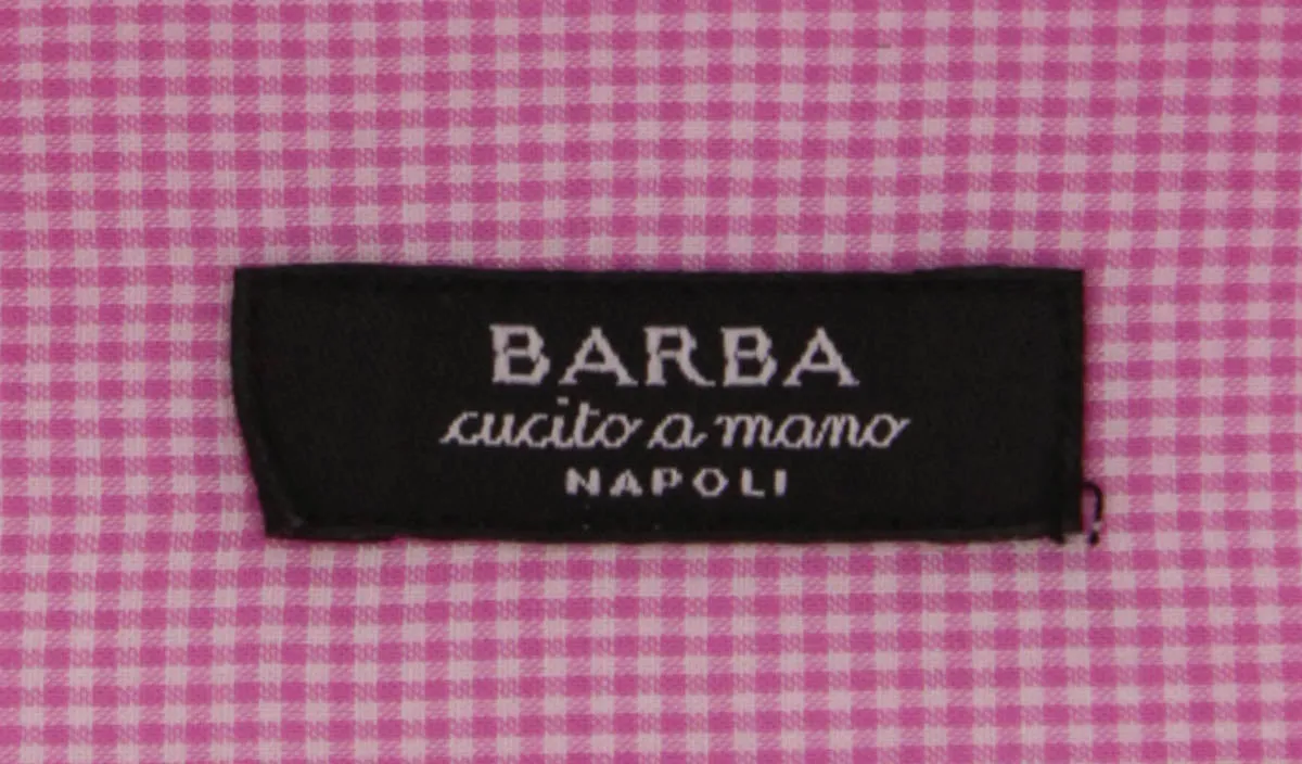 Barba Napoli Pink Shirt - Extra Slim