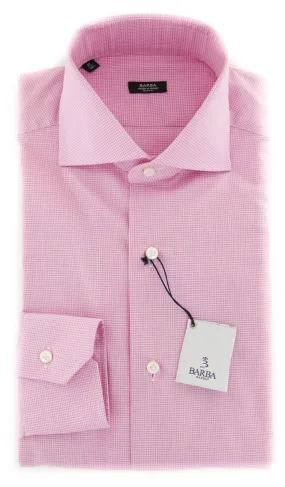 Barba Napoli Pink Shirt - Extra Slim