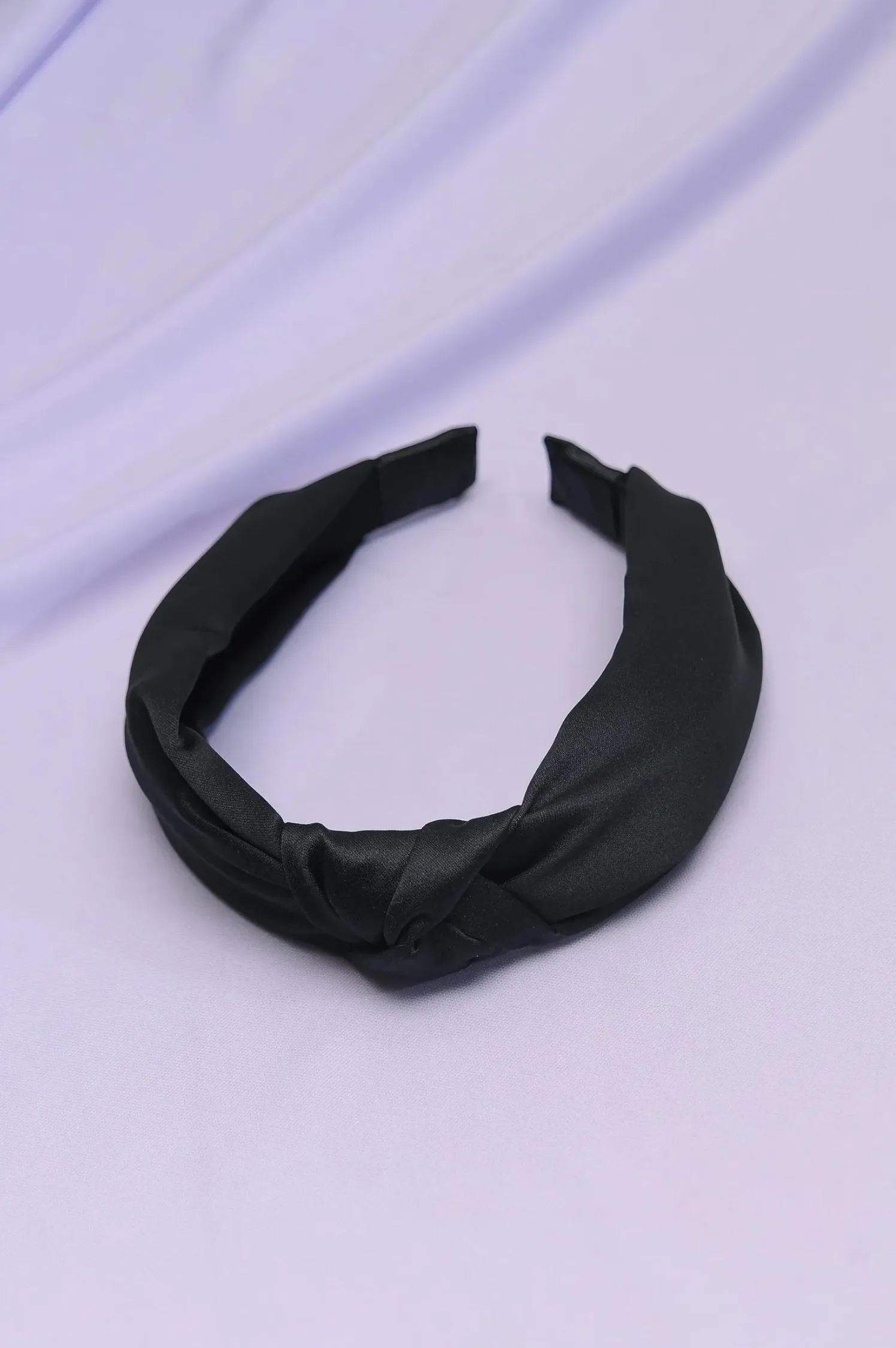 Bonnie Knotted Satin Headband