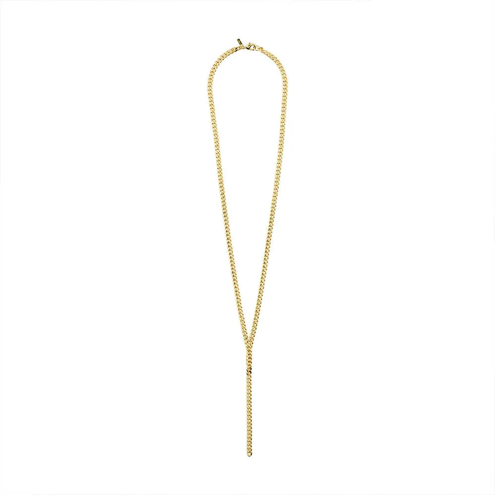 Courageous Gold Plated Y-Necklace