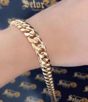 Cuban link bracelet