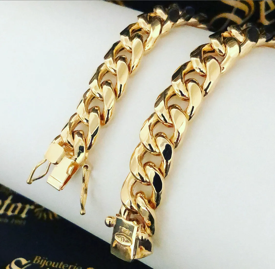 Cuban link bracelet