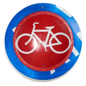 DPW Platter with Red & White Bike