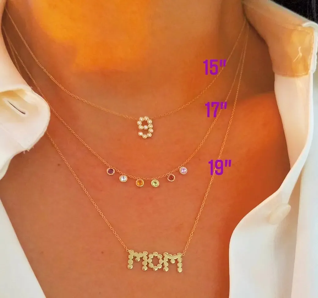 DSJ's Signature Meaningful Multi Gold Initial Necklace