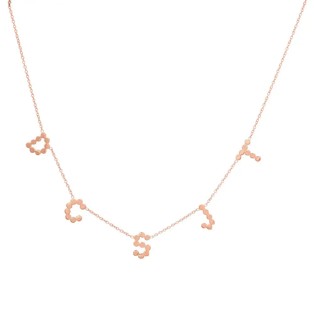 DSJ's Signature Meaningful Multi Gold Initial Necklace