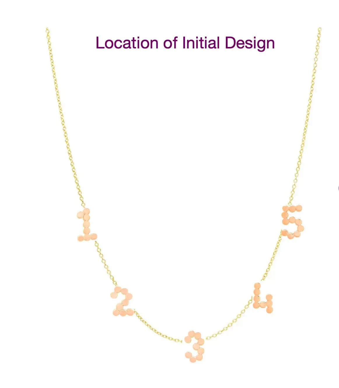 DSJ's Signature Meaningful Multi Gold Initial Necklace