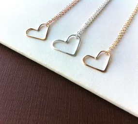 Floating Heart Necklace