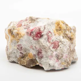 Garnet - Pink, Rough w/ Vesuvianite