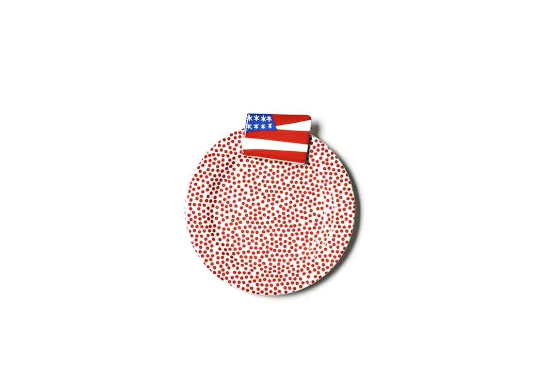 Happy Everything Flag Embellishment Bowl & Plate