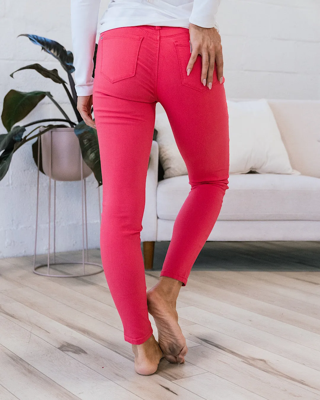 Hyperstretch Skinny Jeans - Shell Pink