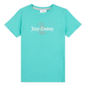 Juicy Couture Diamante T-Shirt Junior