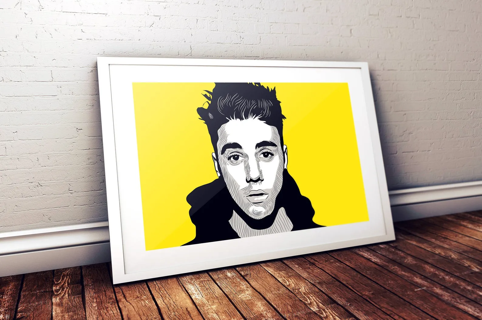 Justin Bieber Poster, Custom Music Print, Music Poster, Custom Poster, Home Decor, Wall Hangings, Pop Star, Singer Print