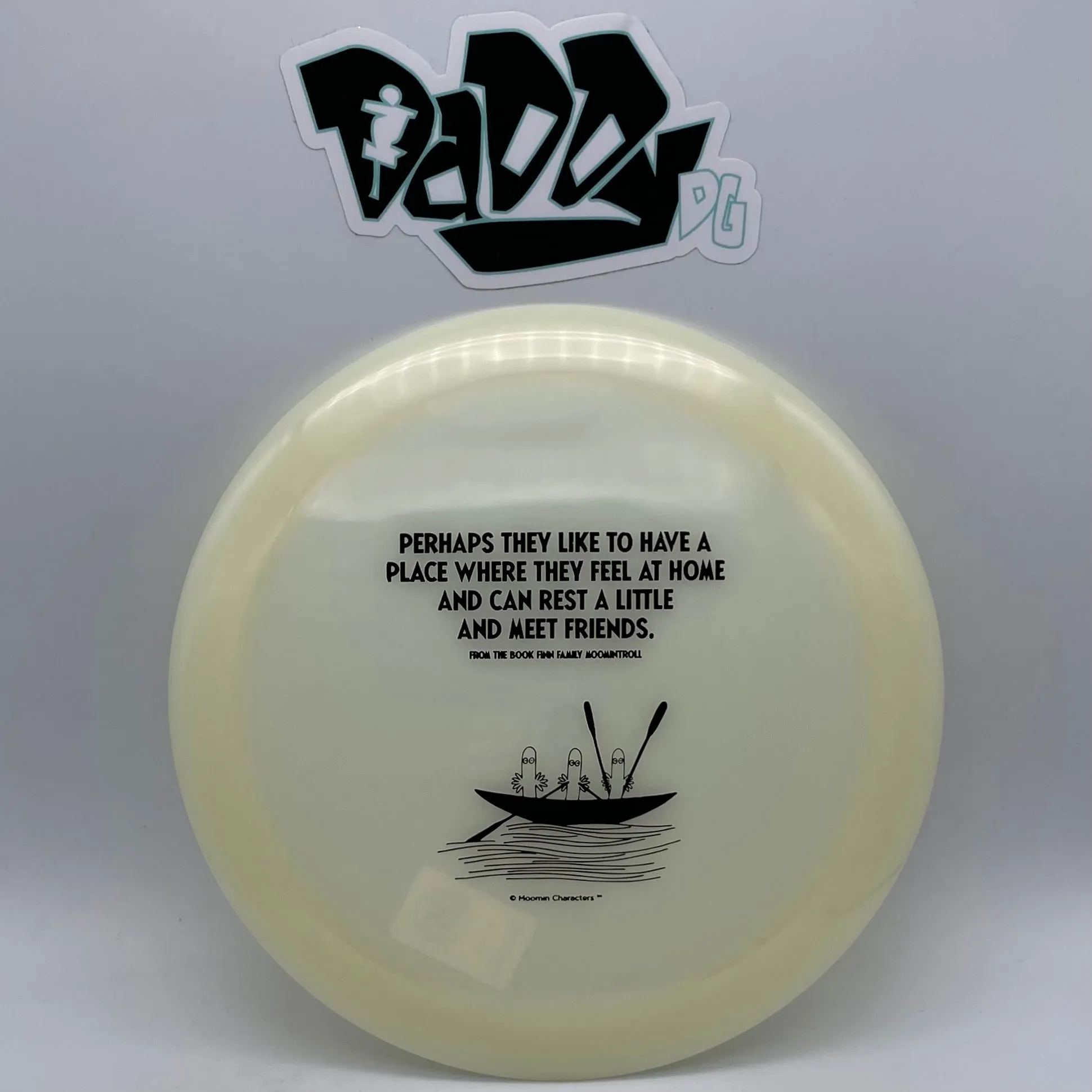 Kastaplast K1 Glow Grym w/ Limited Edition Moomin Stamped Distance Driver