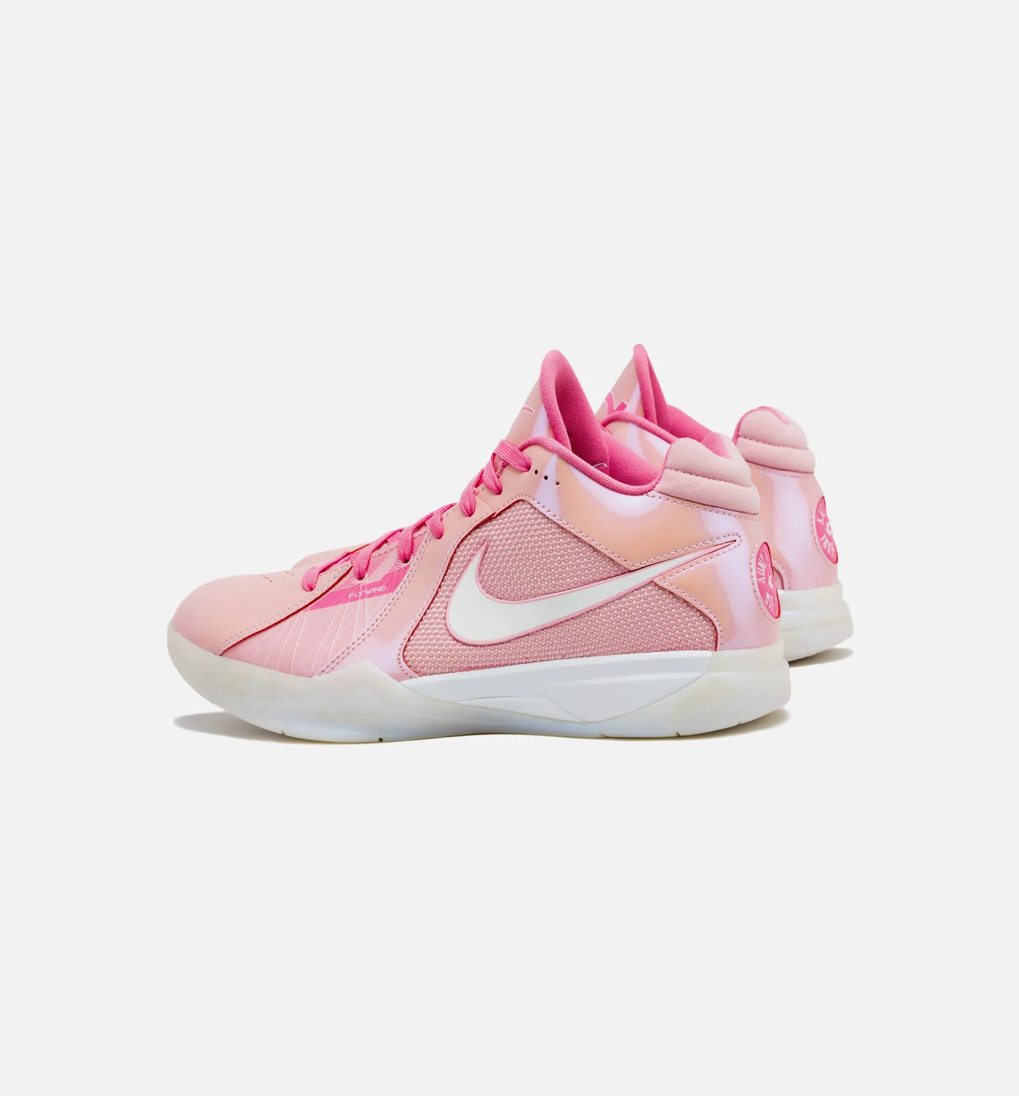 KD III Aunt Pearl Mens Lifestyle Shoe - Medium Soft Pink/White/Lotus Pink