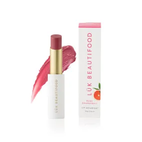 Luk Beautifood Lip Nourish Organic Lipstick Ruby Grapefruit