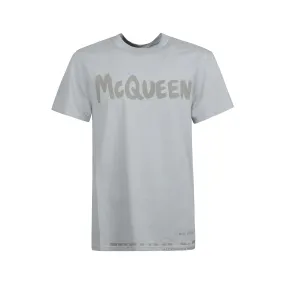 Maglietta con logo ALEXANDER MCQUEEN