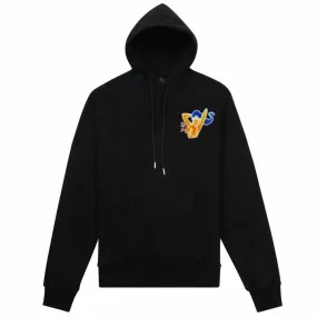 Men's Neon Girl Hoodie In Black