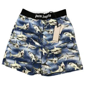 Men's Shark Shorts Blue Size M