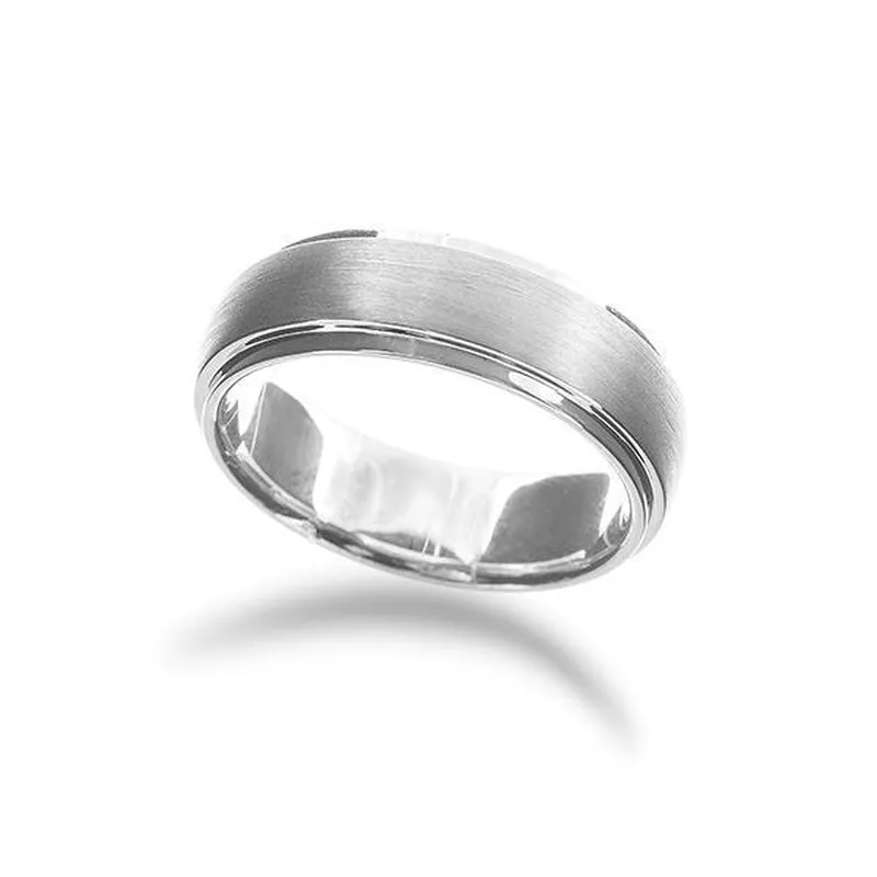 Men’s Step Edge Wedding Band