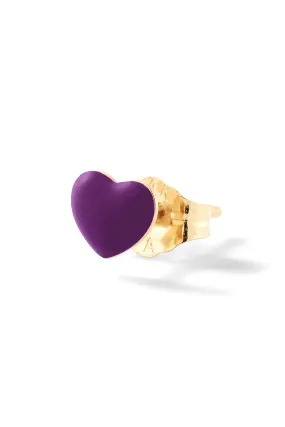 Mini Puffy Heart Stud