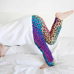 Neon leopard Leggings 0-9 Years