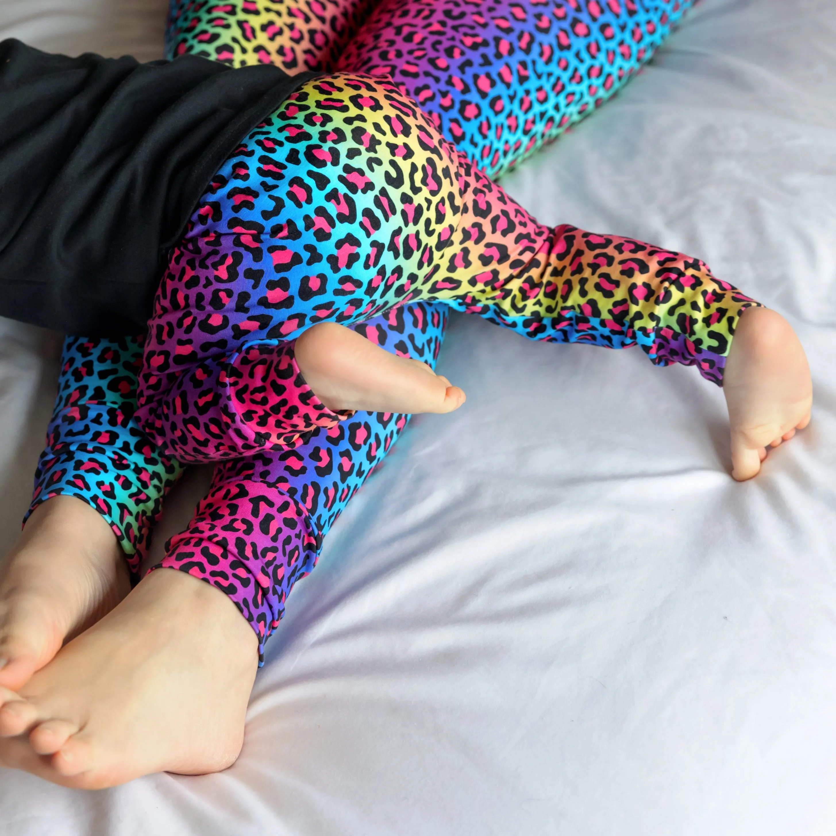 Neon leopard Leggings 0-9 Years