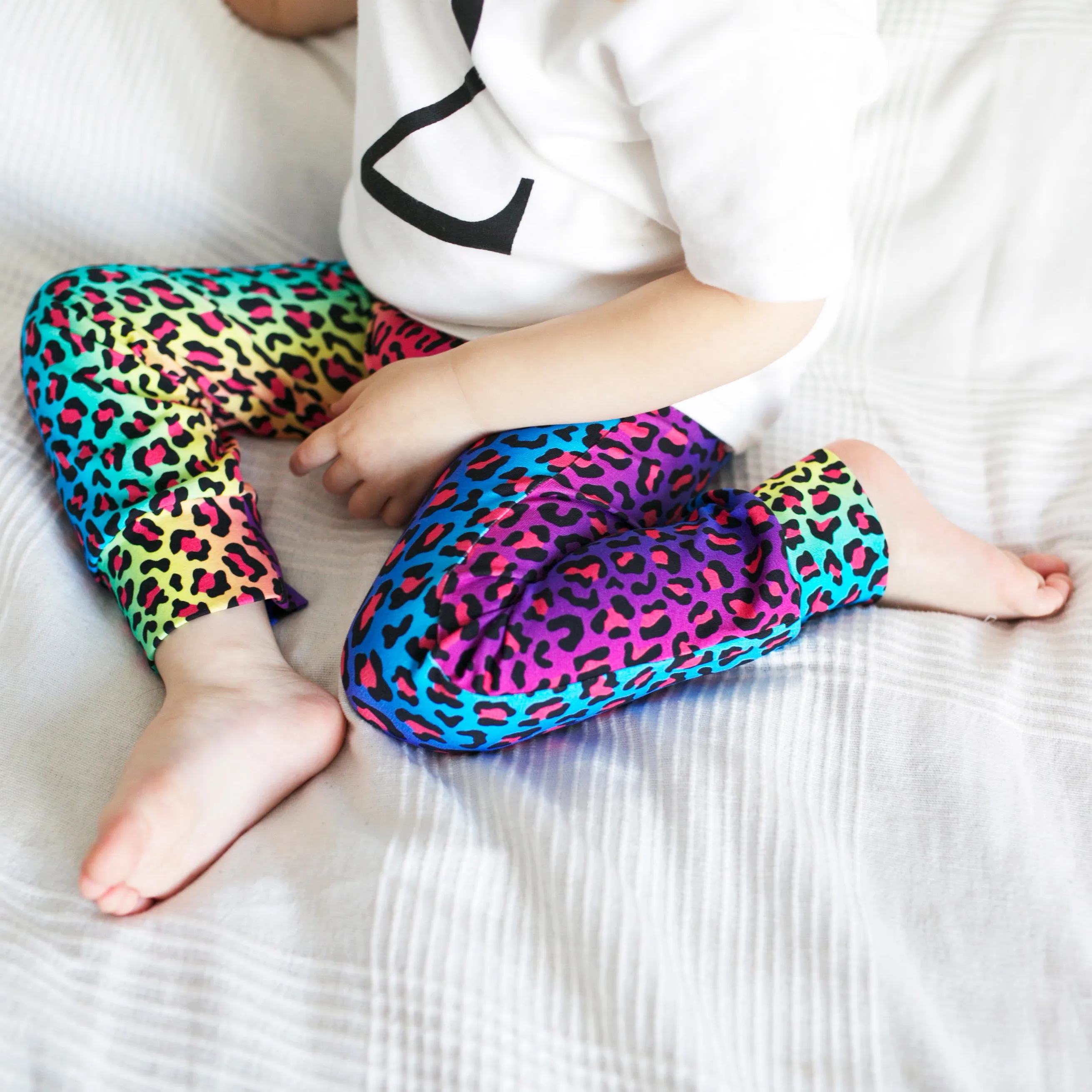 Neon leopard Leggings 0-9 Years