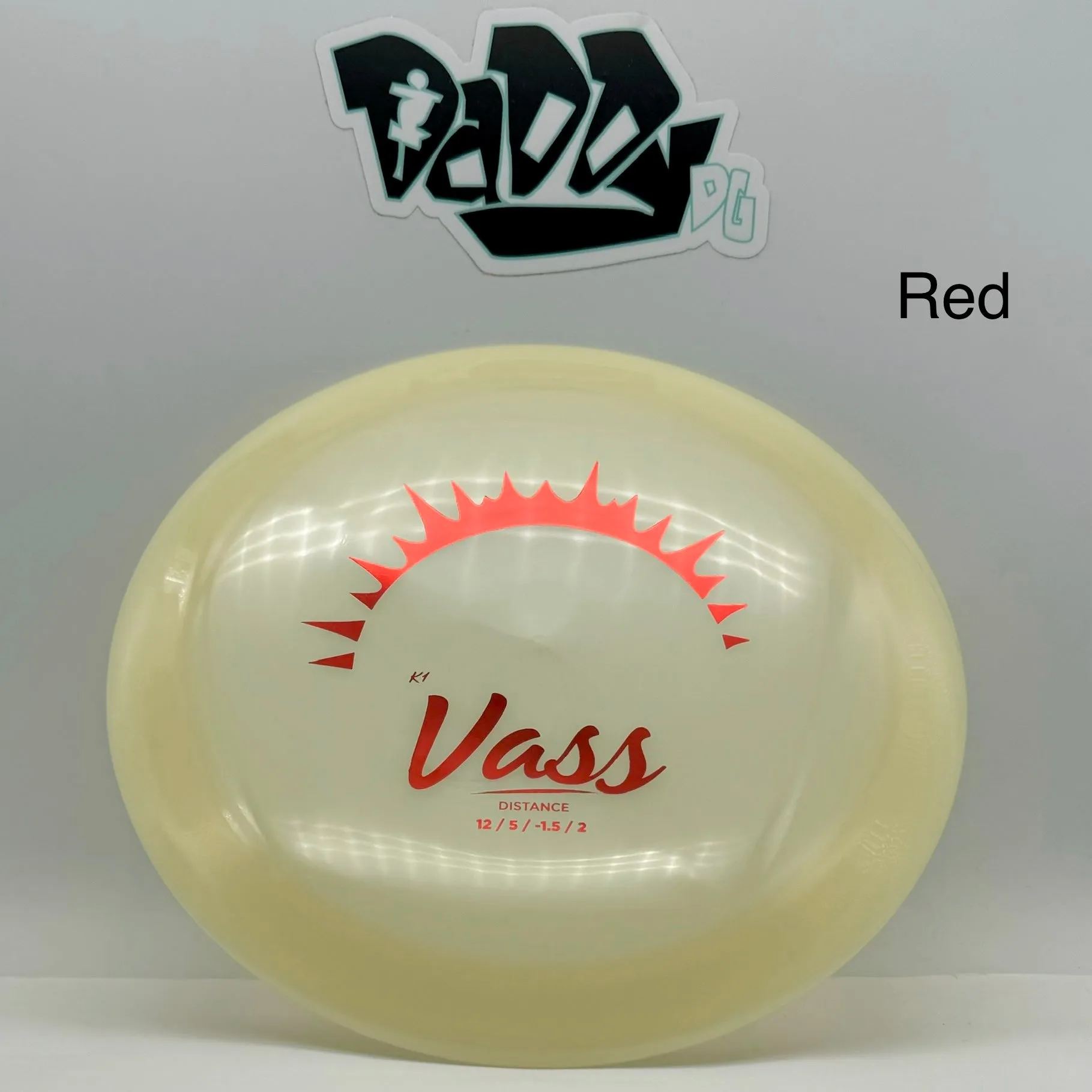 **NEW Kastaplast Glow K1 Vass Distance Driver