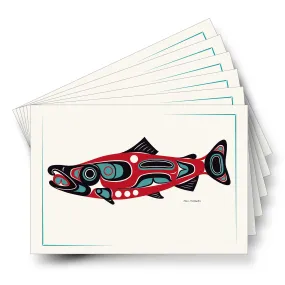 Northwest Salmon - Formline Art Cards