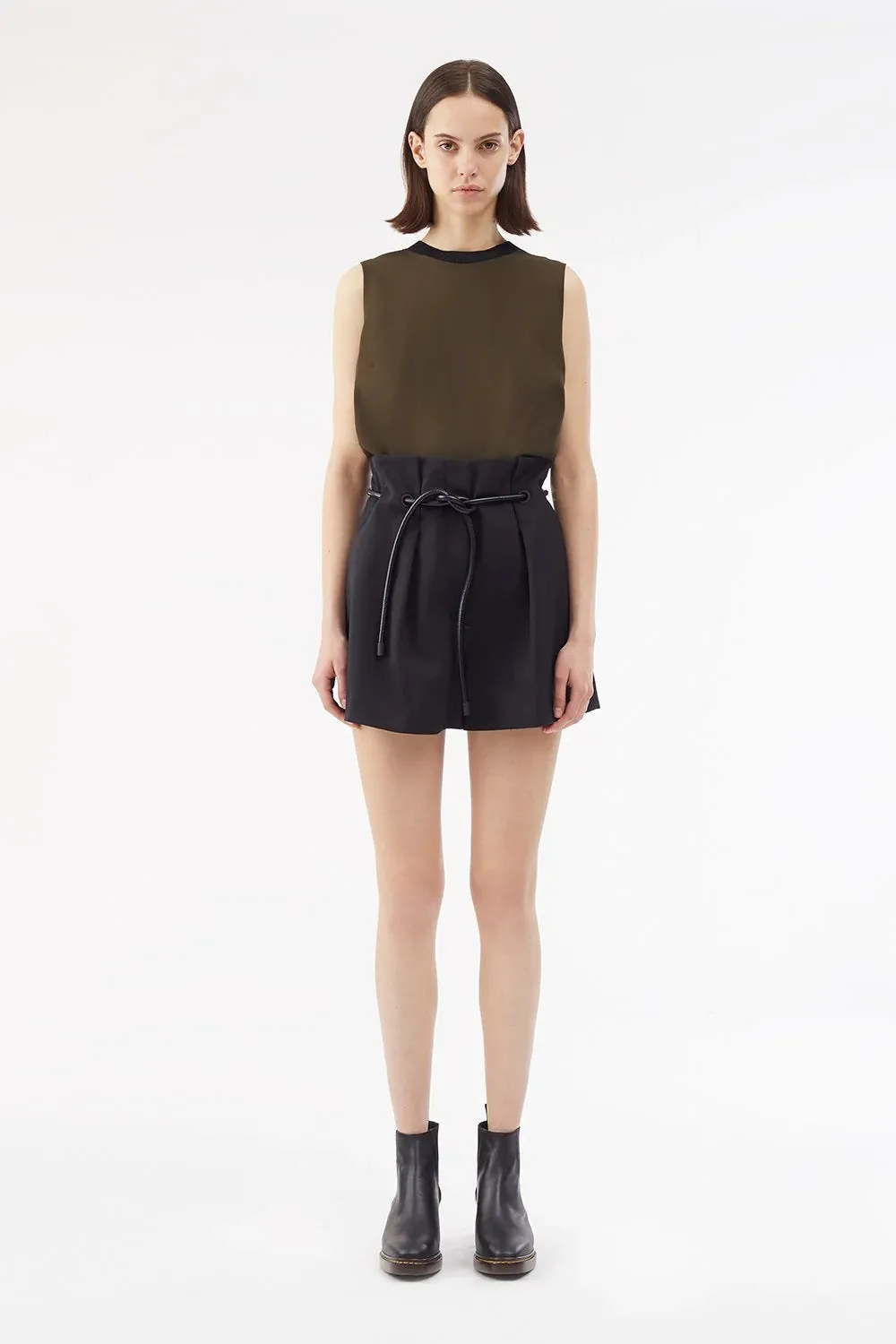 Origami Pleated Shorts