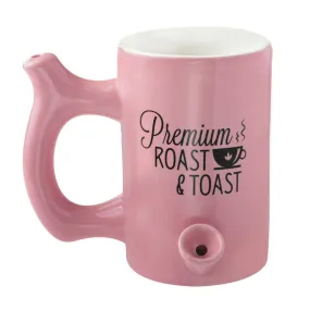 Pink Roast & Toast Pipe Mug