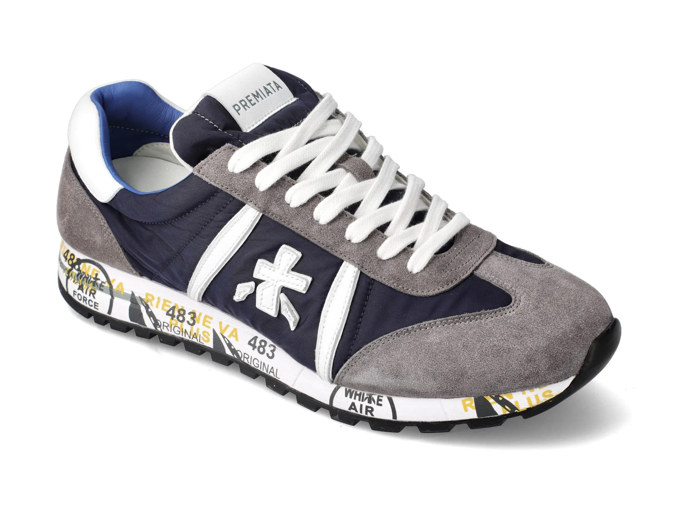 Premiata uomo sneakers Lucy camoscio tessuto