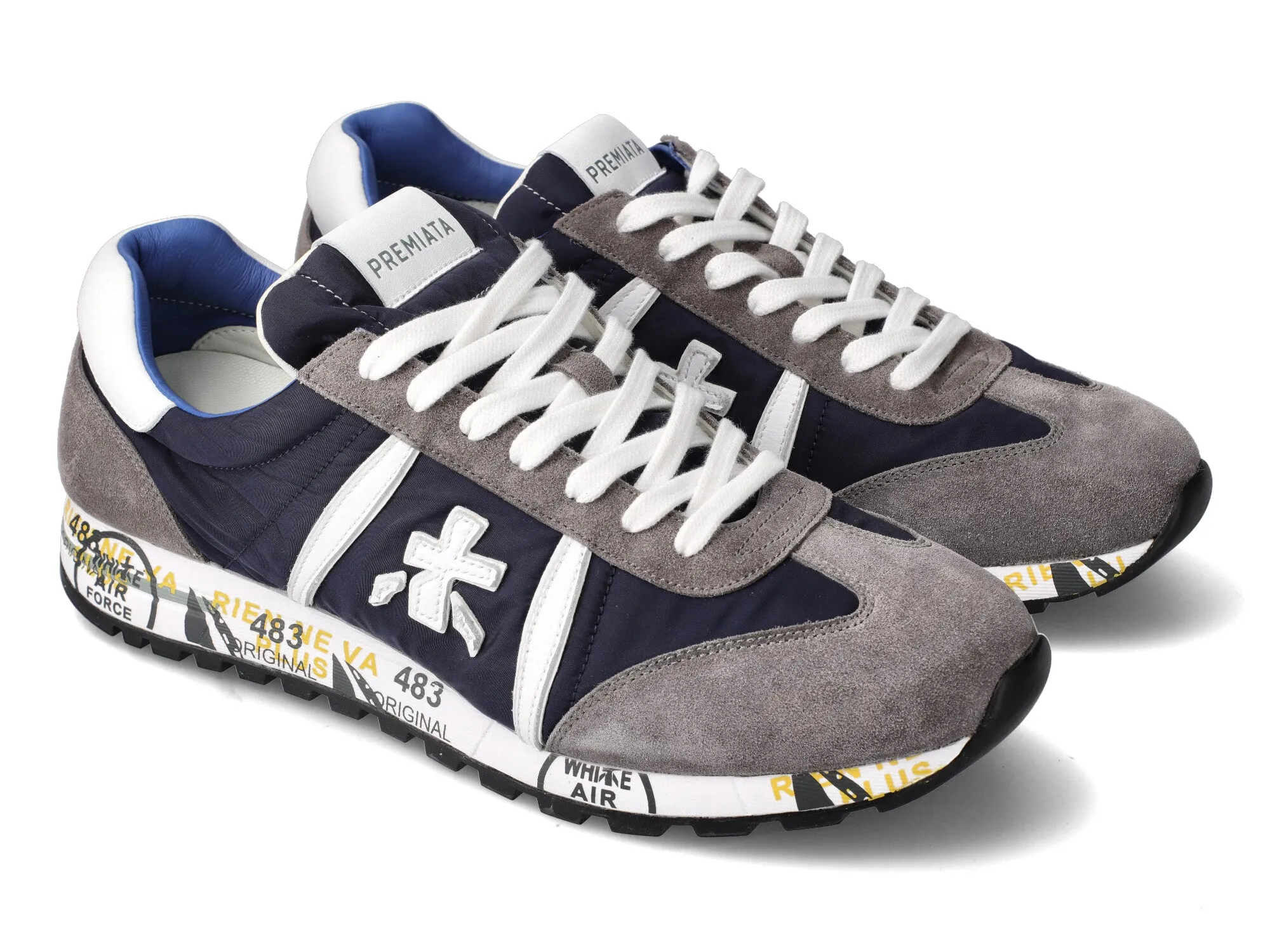 Premiata uomo sneakers Lucy camoscio tessuto