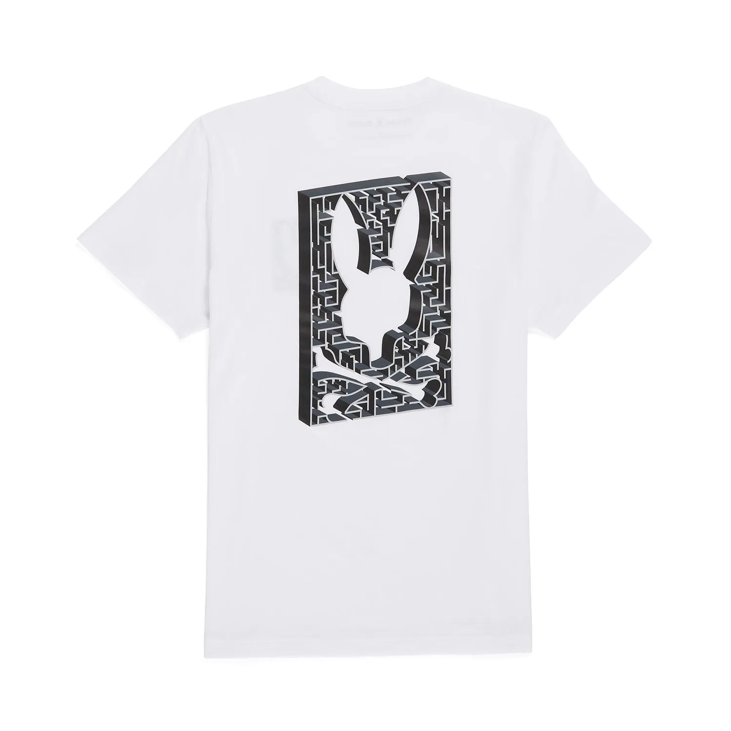 Psycho Bunny Mens Pisani Graphic Tee - White