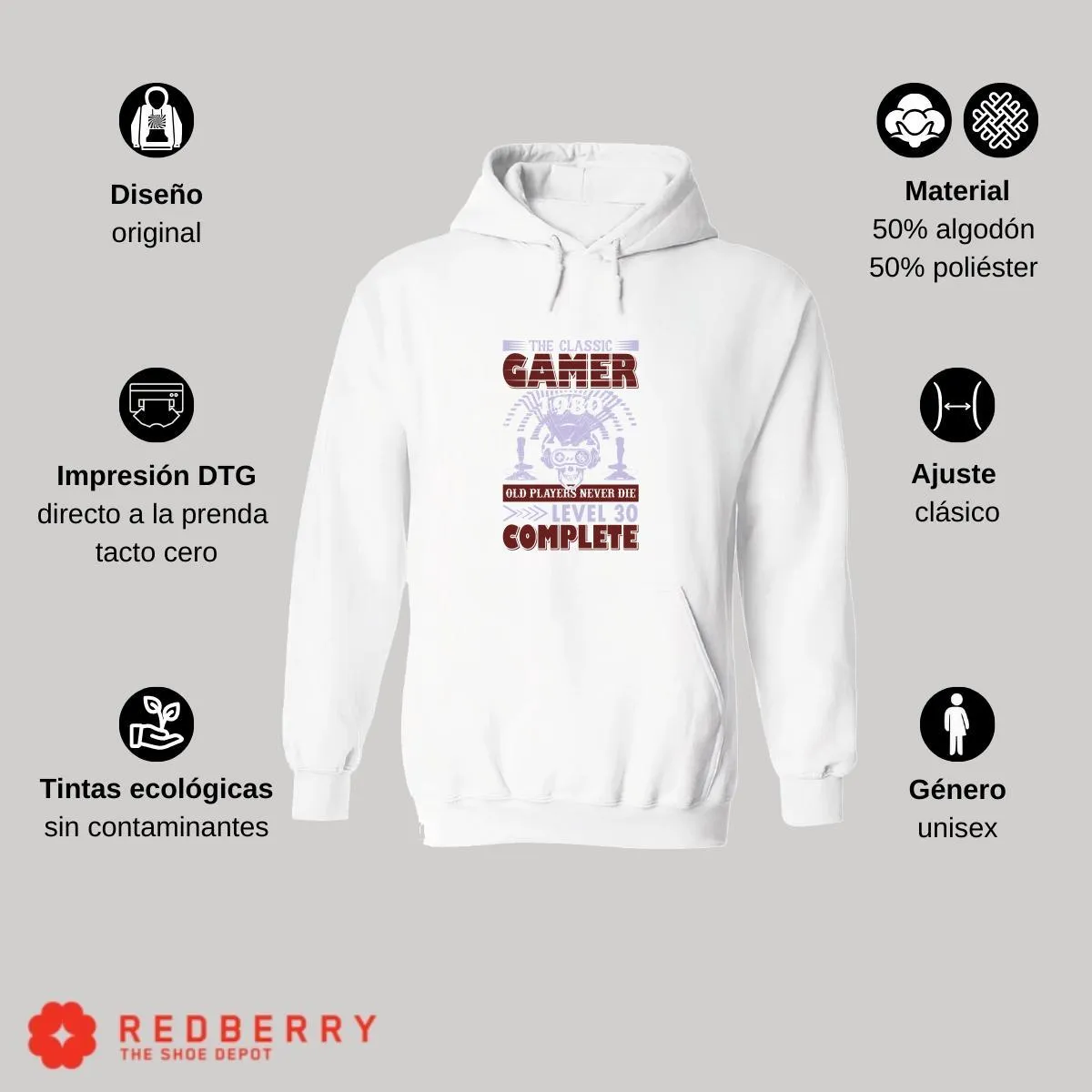 Sudadera Hombre  Hoodie Gamer Videojuegos Frases 026