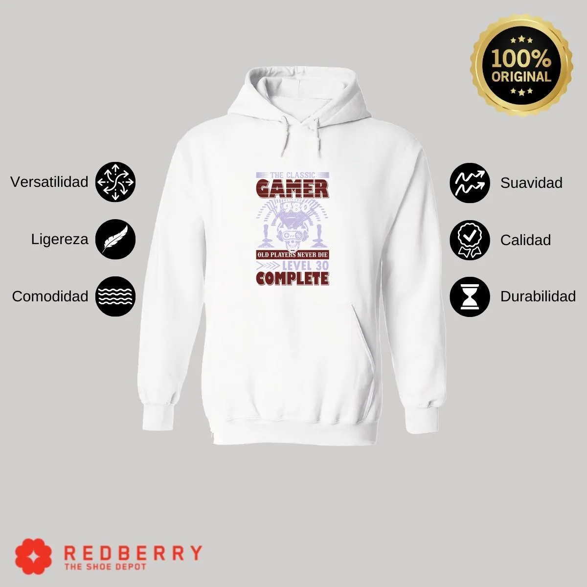 Sudadera Hombre  Hoodie Gamer Videojuegos Frases 026