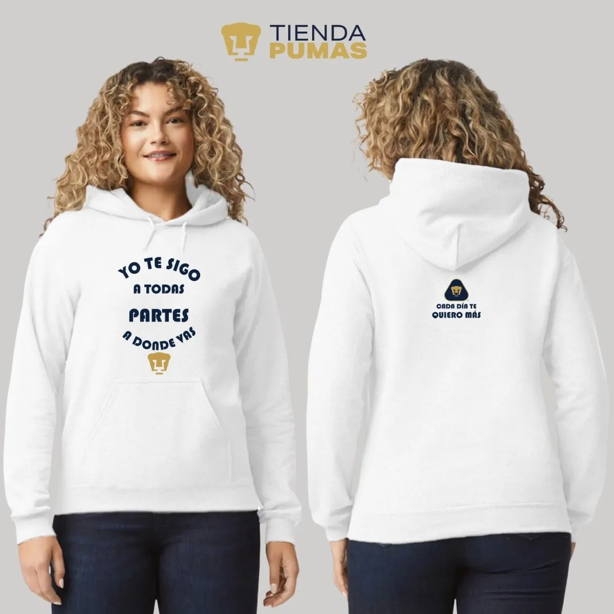 Sudadera Mujer Pumas UNAM te sigo