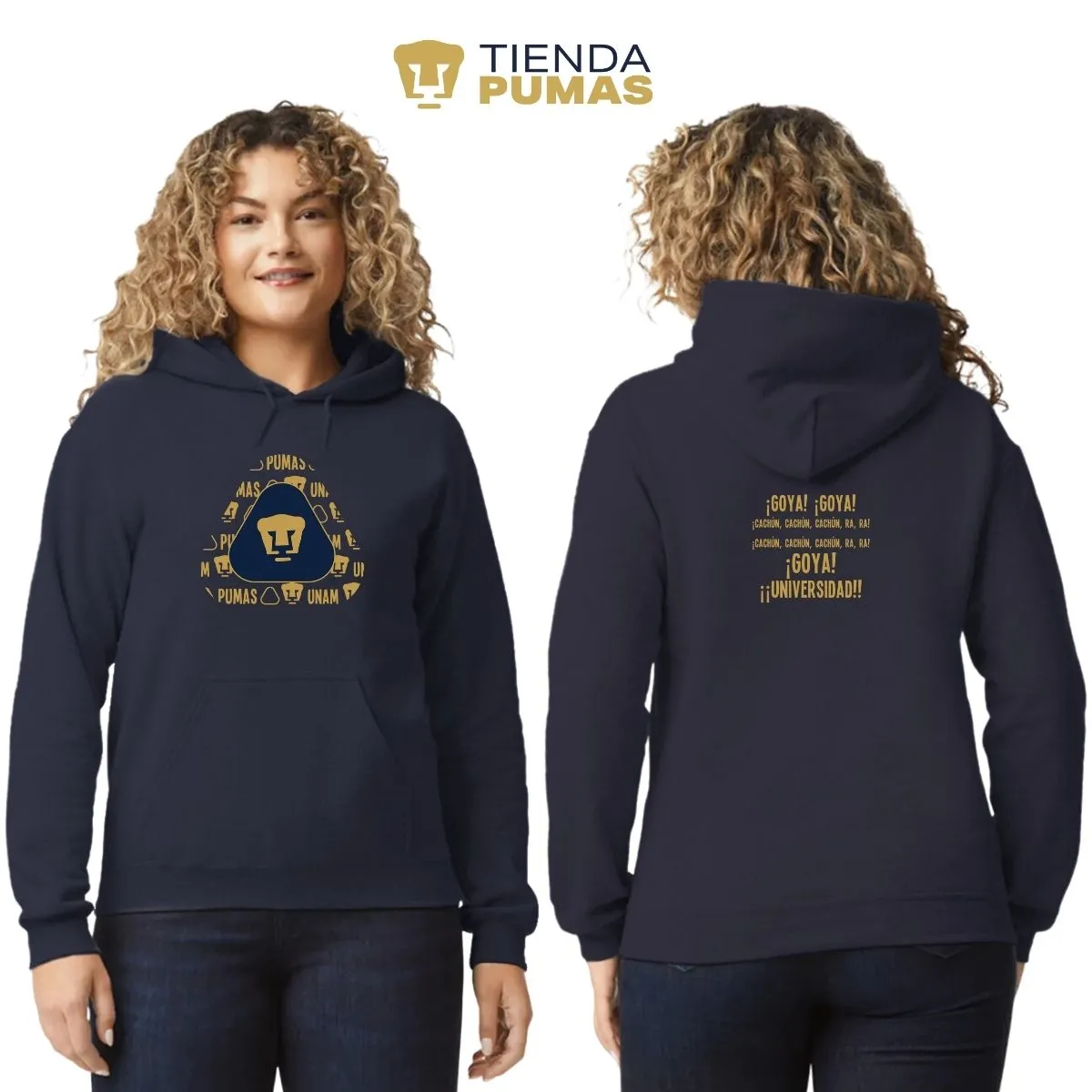 Sudadera Mujer Pumas UNAM triangular