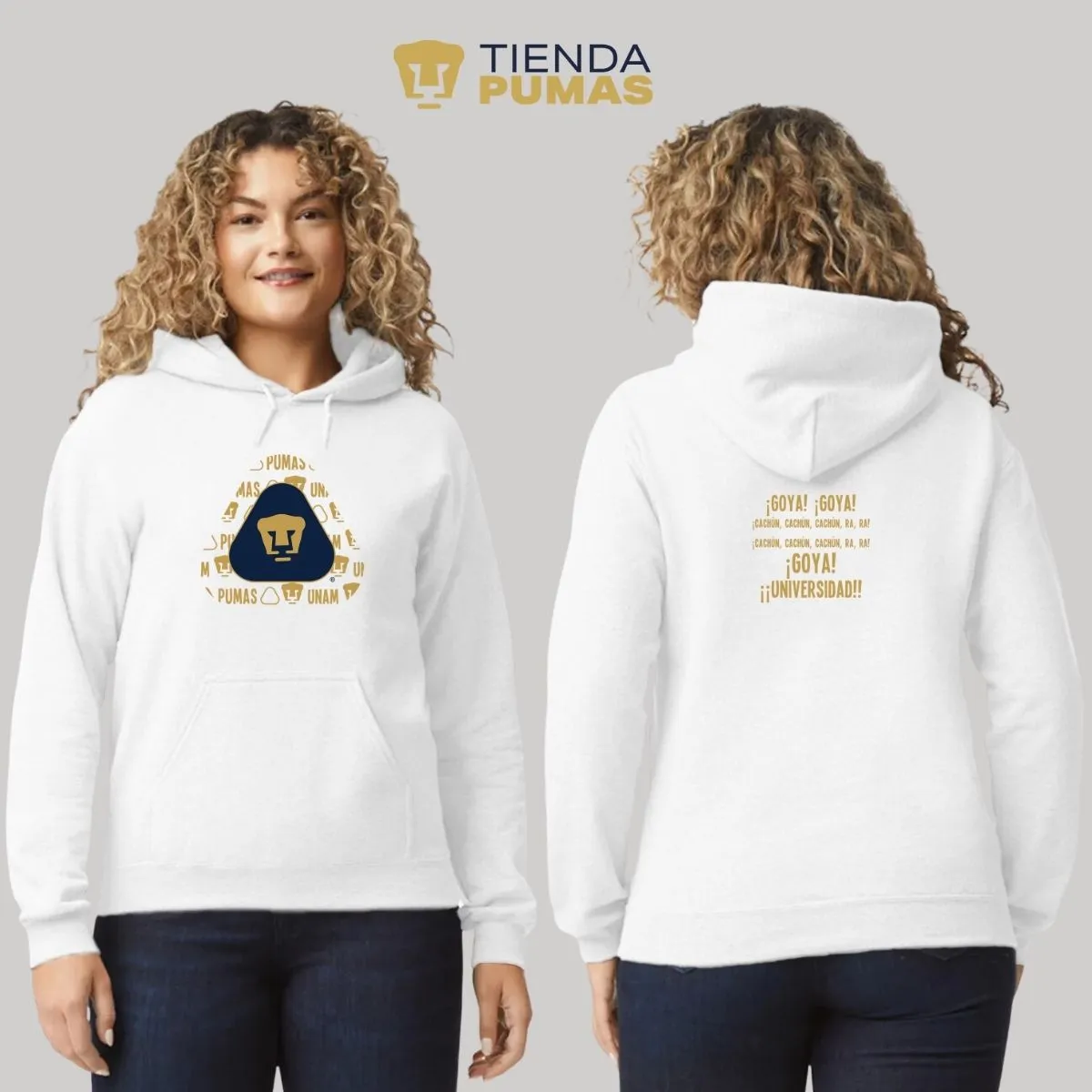 Sudadera Mujer Pumas UNAM triangular