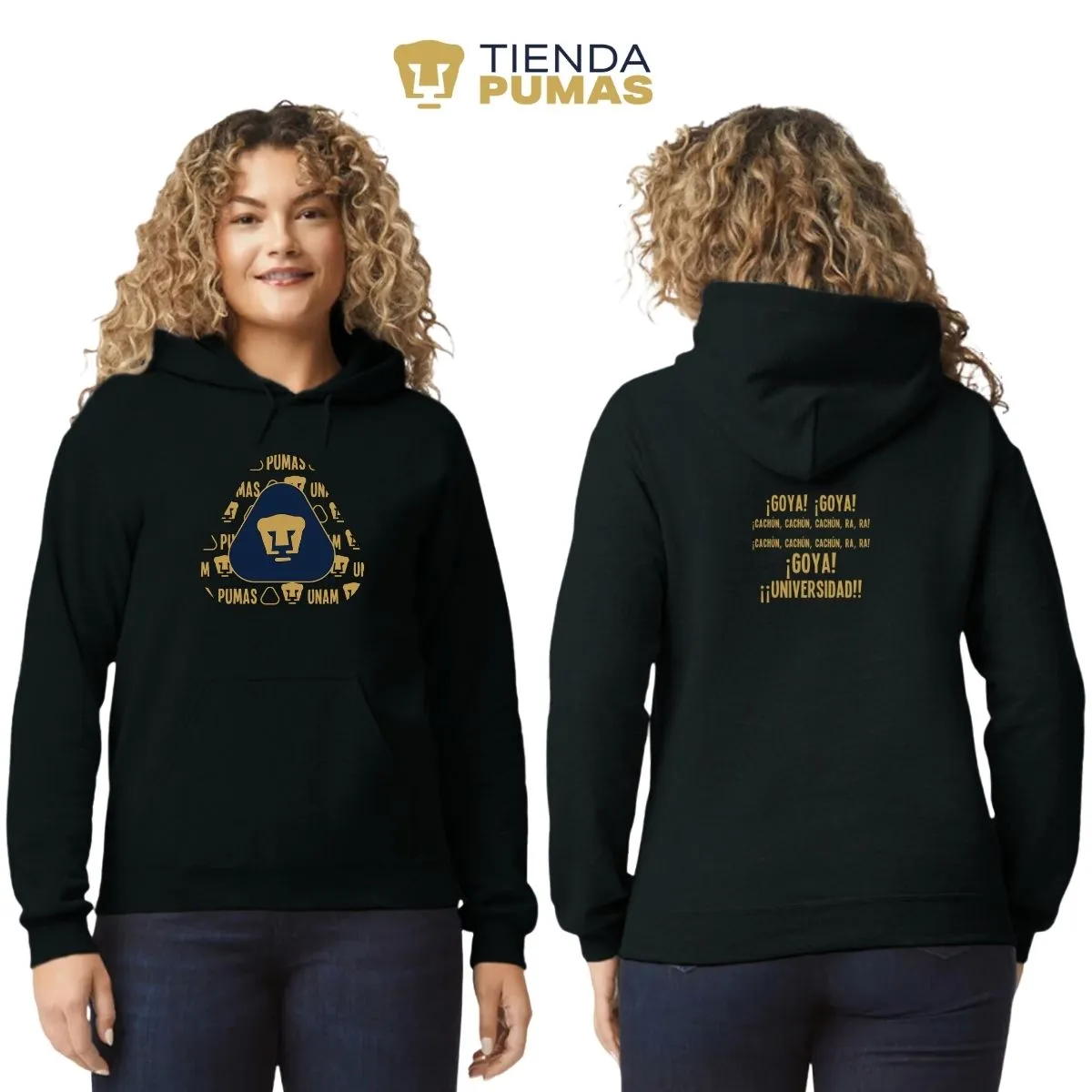 Sudadera Mujer Pumas UNAM triangular