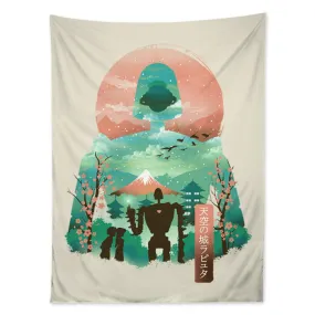 Ukiyo Sky Castle Tapestry